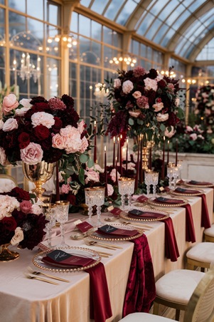 إليكِ الألوان الأكثر شيوعاً في حفلات الزفاف بموسم الخريف